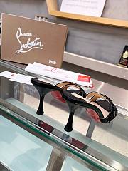 Christian Louboutin Mariza ls C2510 Strass Red Sole - 5