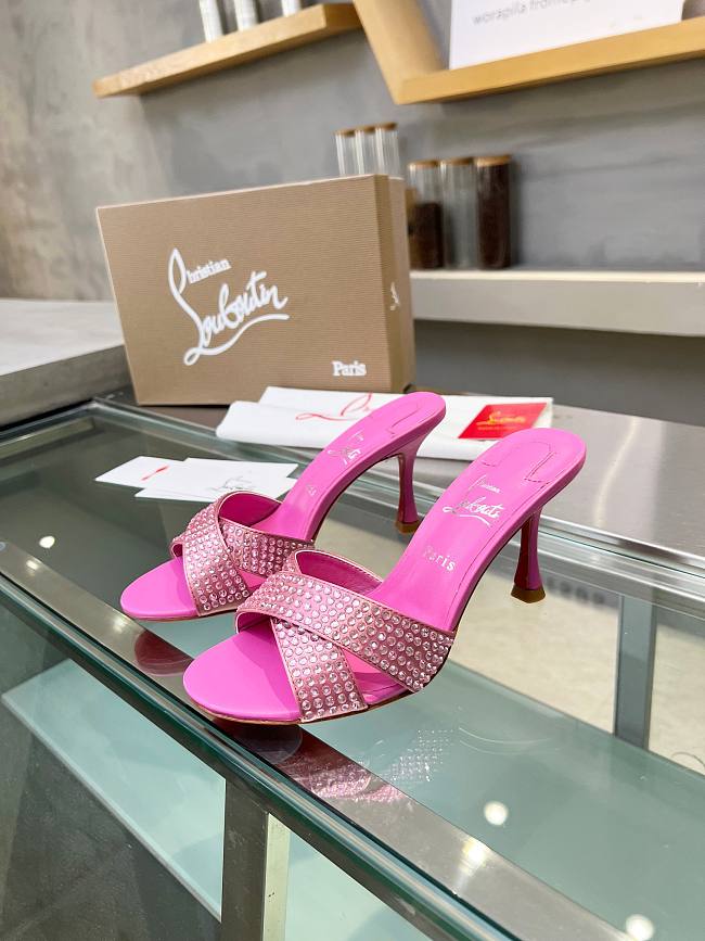 Christian Louboutin Mariza ls C2511 Strass Red Sole - 1