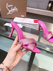 Christian Louboutin Mariza ls C2511 Strass Red Sole - 6