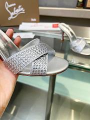 Christian Louboutin Mariza ls C2512 Strass Red Sole - 5