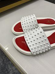 Christian Louboutin Slide Classic Spike Flat C3614 - 3