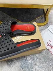 Christian Louboutin Slide Classic Spike Flat C3615 - 5