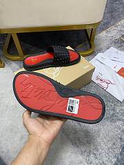 Christian Louboutin Slide Classic Spike Flat C3615 - 4