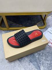 Christian Louboutin Slide Classic Spike Flat C3615 - 2