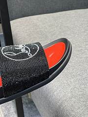 Christian Louboutin Slide Glitter Spikes C5210 - 5