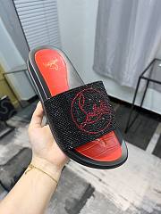 Christian Louboutin Slide Glitter Spikes C5211 - 2