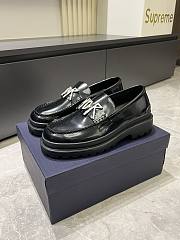 Dior Men's Loafer with Shiny Leather D902B-01 - 3