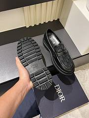 Dior Men's Loafer with Shiny Leather D902B-02 - 4