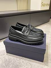 Dior Men's Loafer with Shiny Leather D902B-02 - 3