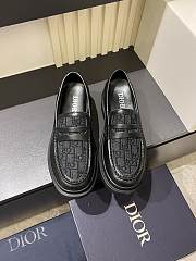 Dior Men's Loafer with Shiny Leather D902B-02 - 2