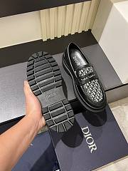 Dior Men's Loafer with Shiny Leather D902B-03 - 5