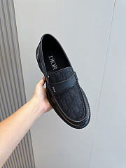 Dior Oblique Black Loafers Code D0055-02 - 4