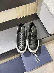 Dior Men's Slip-on Shoes with Oblique D0835B-01 - 5