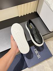Dior Men's Slip-on Shoes with Oblique D0835B-01 - 2