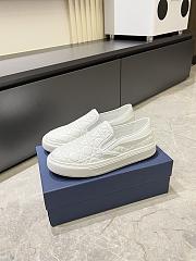 Dior Men's Slip-on Shoes with Oblique D0835B-02 - 4