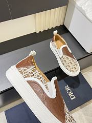 Dior Men's Slip-on Shoes with Oblique D0835B-05 - 3