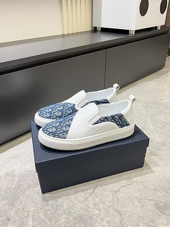 Dior Men's Slip-on Shoes with Oblique D0835B-06
