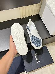 Dior Men's Slip-on Shoes with Oblique D0835B-06 - 4
