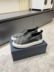 Dior Men's Slip-on Shoes with Oblique D0835B-07 - 1