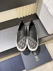Dior Men's Slip-on Shoes with Oblique D0835B-07 - 4