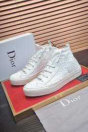 Dior Walk'n' Sneaker High Top Macrocannage D25B60-04 - 2