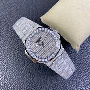 Patek Philippe Nautilus Silver White Watch P2547 - 3