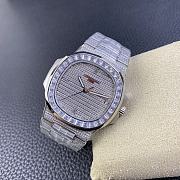 Patek Philippe Nautilus Silver White Watch P2547 - 2