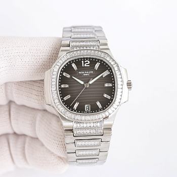 Patek Philippe Nautilus Silver White Watch P2546