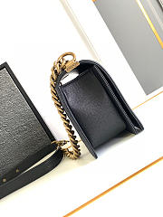 Chanel Boy Handle Logo Black Gold Size 25x8x14CM - 3
