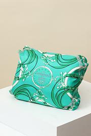 Hermes Balusoie Silk With Hunter HM5214 Size 32x24x12cm - 6