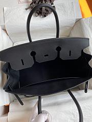 Hermes Birkin 25 Ecru Gold Toile Canvas HM45H2 Size 25x19x12cm - 2