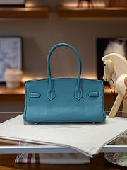 Hermes Birkin 30 Evercolor Palladium Etoupe H3250 Size 30×22×16cm - 4