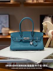 Hermes Birkin 30 Evercolor Palladium Etoupe H3250 Size 30×22×16cm - 5