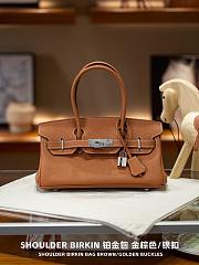 Hermes Birkin 30 Evercolor Palladium Etoupe H3252 Size 30×22×16cm - 4
