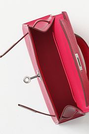 Hermes Kelly Crossbody Bag Crocodile HM9611 Size 19x12x6cm - 5