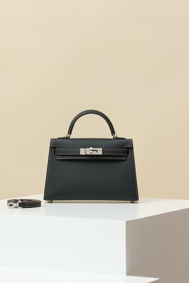 Hermes Kelly Crossbody Bag Crocodile HM9612 Size 19x12x6cm - 1