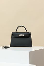 Hermes Kelly Crossbody Bag Crocodile HM9612 Size 19x12x6cm - 1