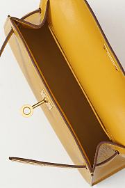 Hermes Kelly Crossbody Bag Crocodile HM9614 Size 19x12x6cm - 2