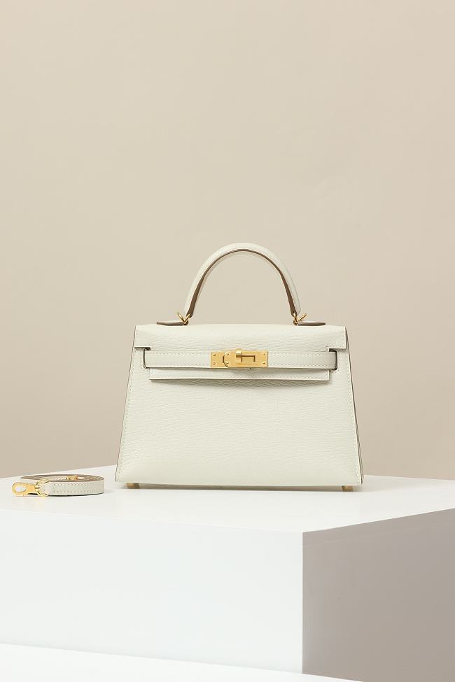 Hermes Kelly Crossbody Bag Crocodile HM9615 Size 19x12x6cm - 1