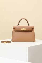 Hermes Kelly Crossbody Bag Crocodile HM9616 Size 19x12x6cm - 4