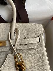 Hermes Togo Birkin 25 Handbag HM8870 Size 25x19x11cm - 4