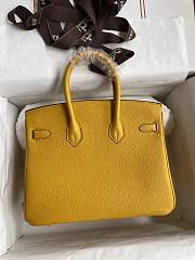 Hermes Togo Birkin 25 Handbag HM8871 Size 25x19x11cm - 5
