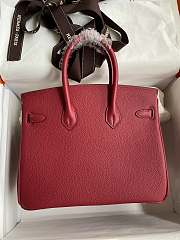 Hermes Togo Birkin 25 Handbag HM8872 Size 25x19x11cm - 5