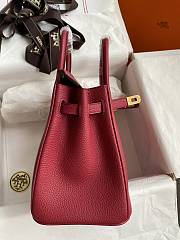 Hermes Togo Birkin 25 Handbag HM8872 Size 25x19x11cm - 4