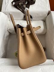 Hermes Togo Birkin 25 Handbag HM8876 Size 25x19x11cm - 6