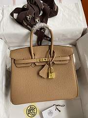 Hermes Togo Birkin 25 Handbag HM8876 Size 25x19x11cm - 4