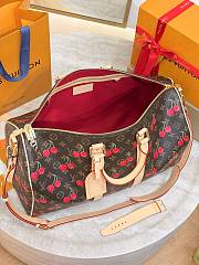 LV x TM KEEPALL BANDOULIÈRE 45 M13764 Size 45x27x20cm - 2