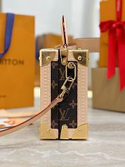 LV x TM MINI SQUARE TRUNK CHERRY M14040 Size 17x8x17cm - 6