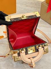LV x TM MINI SQUARE TRUNK CHERRY M14040 Size 17x8x17cm - 2
