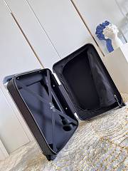 LV Black Embossed Trolley Size 35x23x53cm - 6